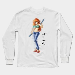 Nami Watercolor Long Sleeve T-Shirt